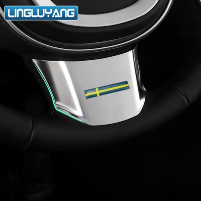 Car Steering Wheel Trim Decoration Cover Sticker for Volvo XC90 S90 XC60 S60 V90 V60 Accessories 2019 2020 2021 2025 2025 2025