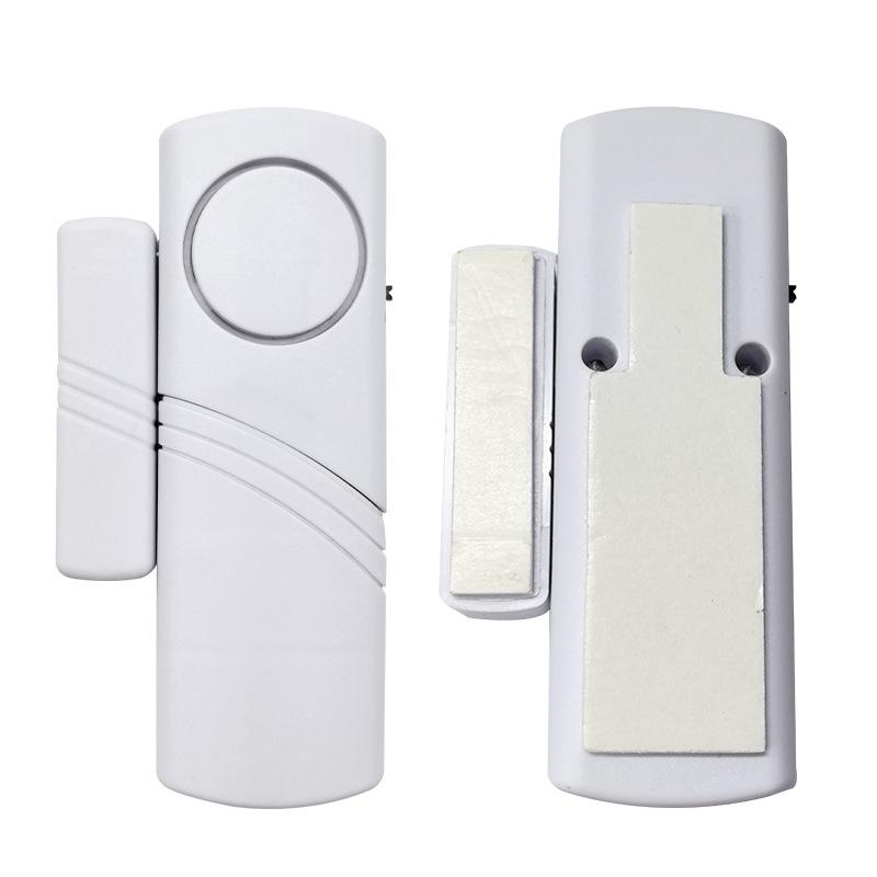 White Custom Self-Defense Door Alarm: Magnetic Anti-Theft Device for Home Security and Emergency Alerts
