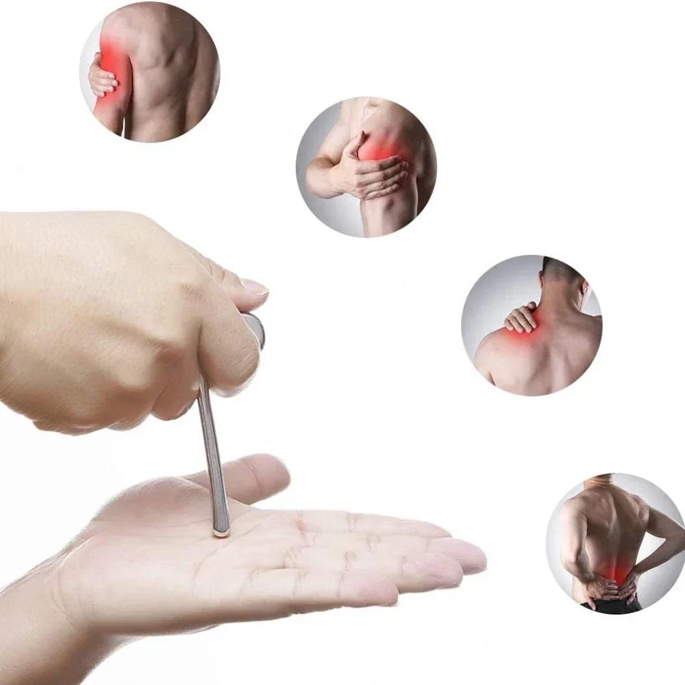 Stainless Steel Trigger Massage Tool - Deep Tissue Massage - Acupressure Tool For Myofascial Release Pain Relief