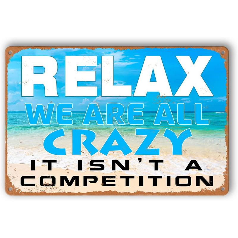 Plaques Metal Tin Sign Beach Holiday Surfing Wall Signs Art Decoration Vintage Tinplate Poster Bar Garage Garden Decor Plates