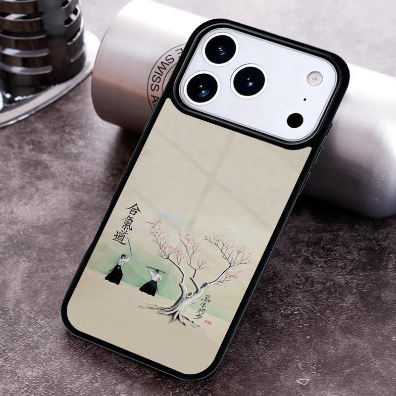 

Aikido Japanese Martial Phone Case For iPhone 17 16 15 14 13 12 11 Pro Max Plus 17Air Soft Silicone Cover iPhone 14