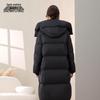 Xuezongfei Women's Hooded Long Winter Down Jacket