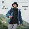 Jaqueta Masculina Leve de Fleece com Gola Alta