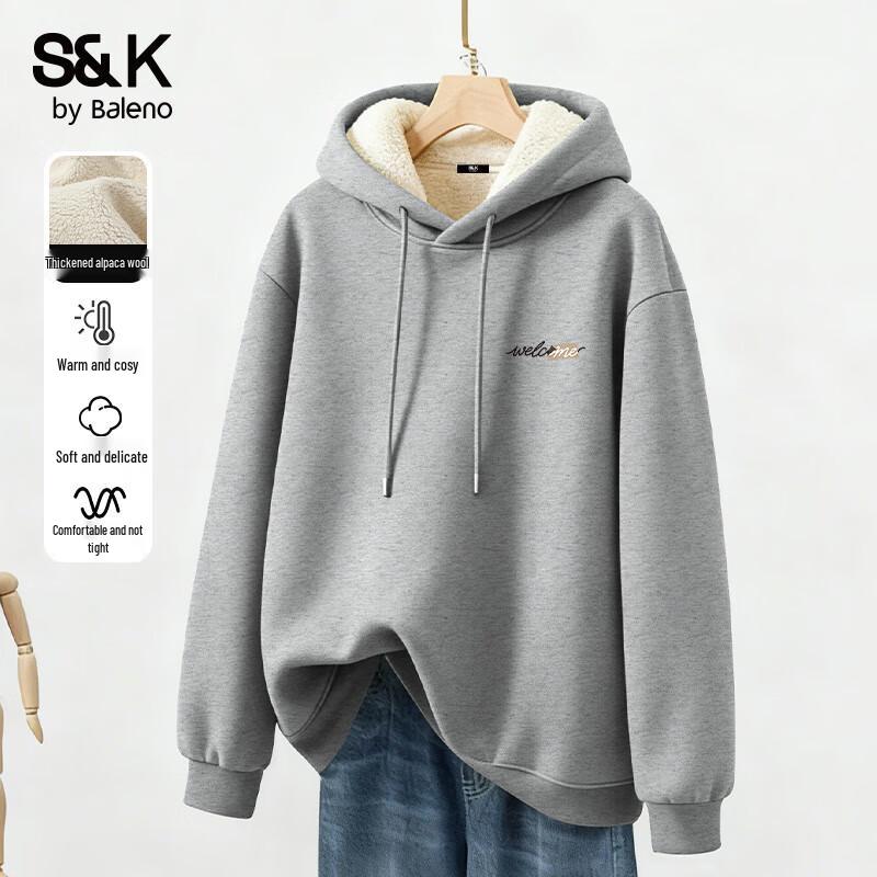 Baleno Men's S&K Series Fleece Lined Pullover Hoodie