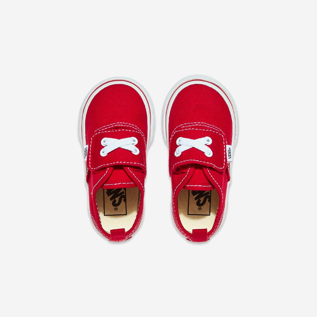 [Vans] Authentic Elastic Velcro Kids Sneakers [VN000EENCJG-RED]