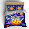 Kids Astronaut Space Adventure Set, Multiple Sizes Kid'S And Adults' Bedroom Exquisite 3Pc Bedding Set, Gift