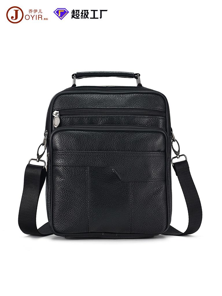 Men's Satchel Trendy New Cowhide Shoulder Bag Business Leather Men's Messenger Bag Casual Fashion Men's Bag