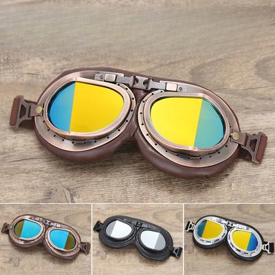 Occhiali Harley Angolati Retrò Occhiali da Casco Moto Moto Cross-country Occhiali Antipolvere per Auto Elettrica