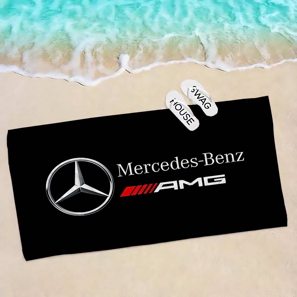 M-Mercedes-B-benz Big Microfiber Beach Towels Quick Dry Towel Sand Beach Towels Pool Towel for Travel Swim Pool Yoga PI8