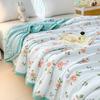 New Washed Cotton Summer Quilt Air Conditioning Core Printed Small Fresh Quilt Fresh Breathable Quilted Duvet Bedding
