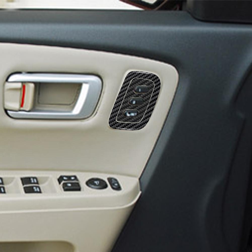 Carbon Fiber Car Interior Protection Sticker For Honda Pilot 2012 2013 2014 2015 Styling Accessories