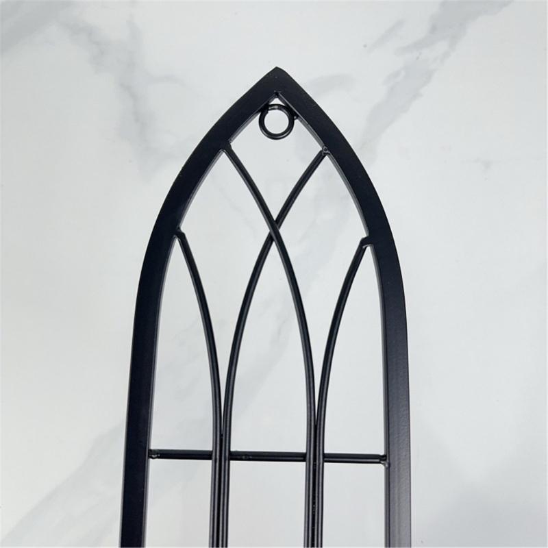 Vintaged Iron Wall Hanging Candle Holder Tealight Pillar Stand for Home Decoration Wall Hanging Sconce