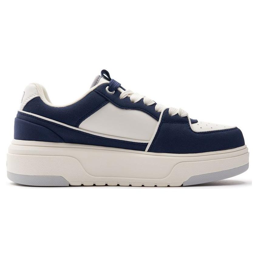 MLB Chunky Liner Casual Comfortable Slip-Resistant Durable Low-Top Sneakers Unisex sneakers White Blue 3ASXCLS3N-09NYS