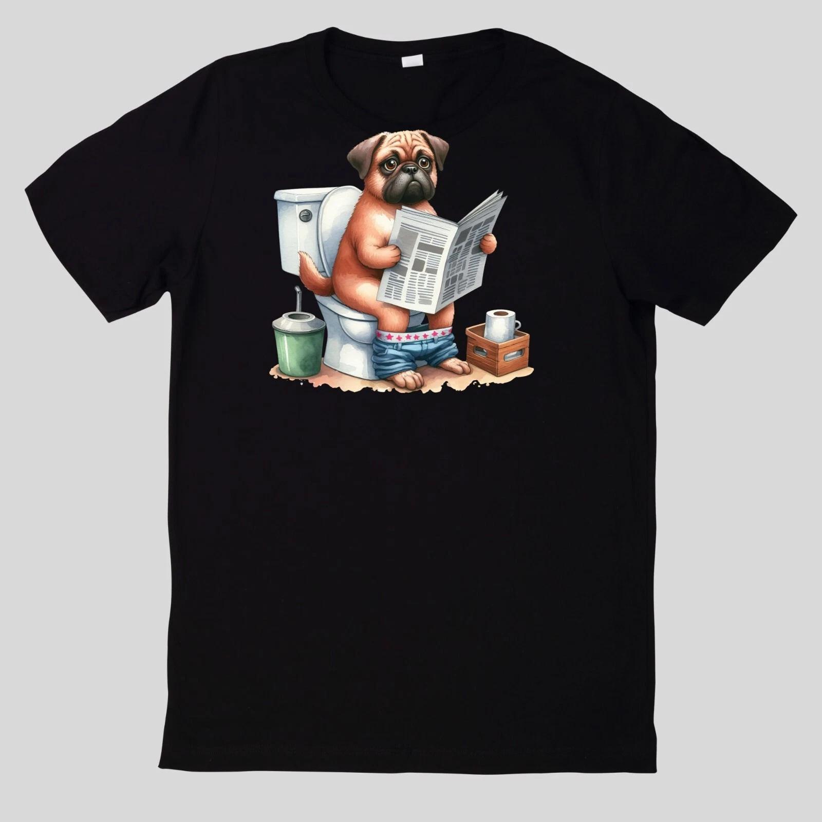 T-Shirt Lustige Tiere auf der Toilette Lustig Cartoon S