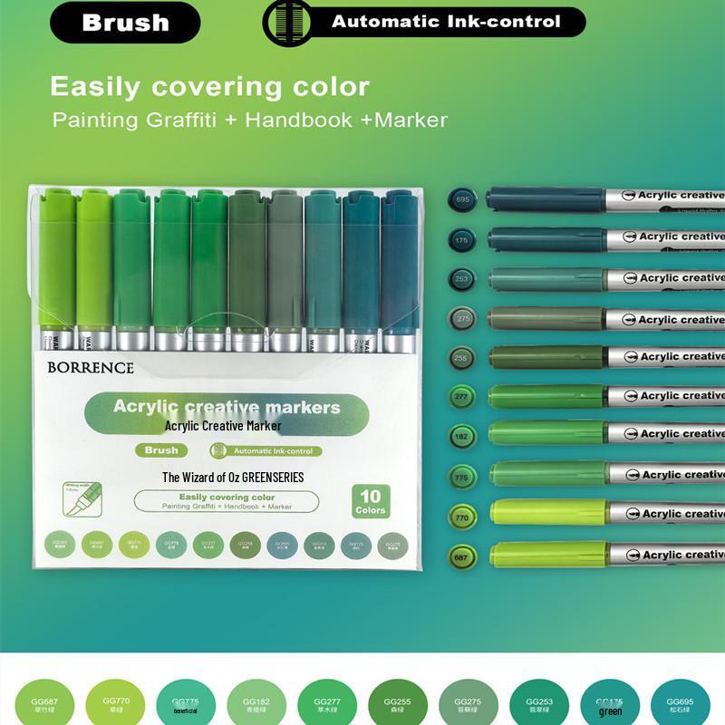 Fixy na bázi oleje s dvojitým hrotem pro studenty umění a anime, ideální pro dětskou kresbu a vybarvování.