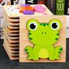 Cartoon Animals 3D Wooden Puzzles Wooden Wooden Toddler Puzzles  Birthday Gifts