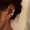 Elegant Fashion Non Piercing Ear Clips Shiny Zircon Zircon Earrings Clip Earrings Party Banquet