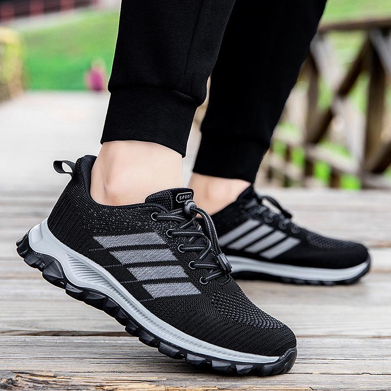 

Мама, пожилая обувь, осенняя сетчатая обувь на одной педали с мягкой подошвой, легкая, удобная, мягкая и дезодорирующая обувь для ходьбы 44