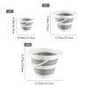 Portable Fishing Bucket Car Mounted Car Wash Bucket Multifunctional Foldable Water Bucket