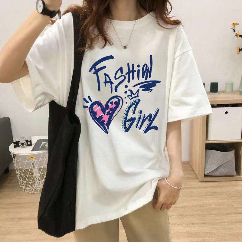 

Летняя футболка для беременных из чистого хлопка, средней длины, свободного кроя, большого размера, чтобы прикрыть живот, летний топ с коротким рукавом для беременных 100 кг, модная мама S белый