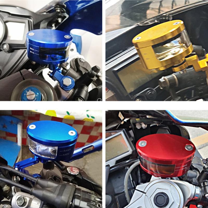 Universal Motorcycle Brake Clutch Fluid Bottle Master Cylinder Oil Reservoir Tank Cup For Kawasaki YAMAHA Honda Suzuki