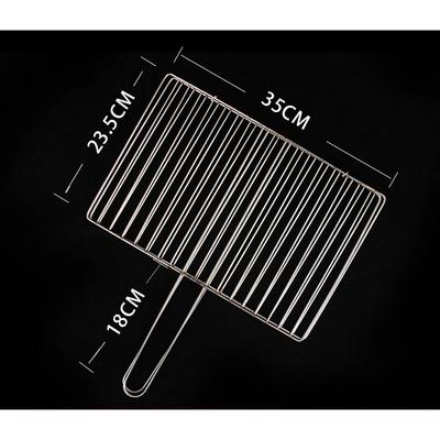 Electroplated Grilled Fish Clip Stainless Steel Grilled Fish Clip Vegetable Clip Barbecue Clip Barbecue Net Burger Clip Barbecue Tool