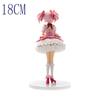 Anime Kaname Madoka Figure Standing Pose Action Figure Kyuubey Kawaii Model Desktop Ornaments Collection Child Toy Gifts 17cm