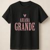 Ariana Grande Pink Lettering Retro Music Icon Vintage Pop T Shirt Unisex T-Shirt
