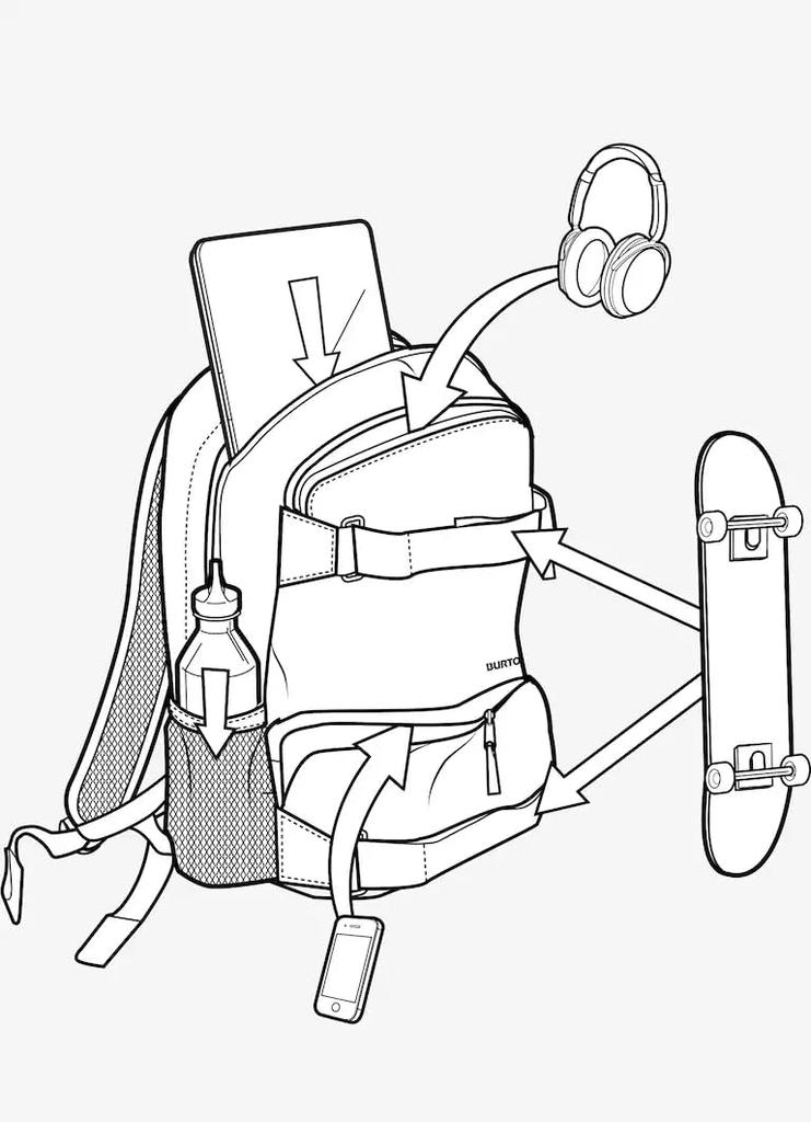 Ryggsekk Unisex Treble Yale 21L [Burton]