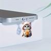 2D Flat Cute Cat Acrylic Dust Plug Beautiful Mobile Phone Accessories, Mobile Phone Decorations