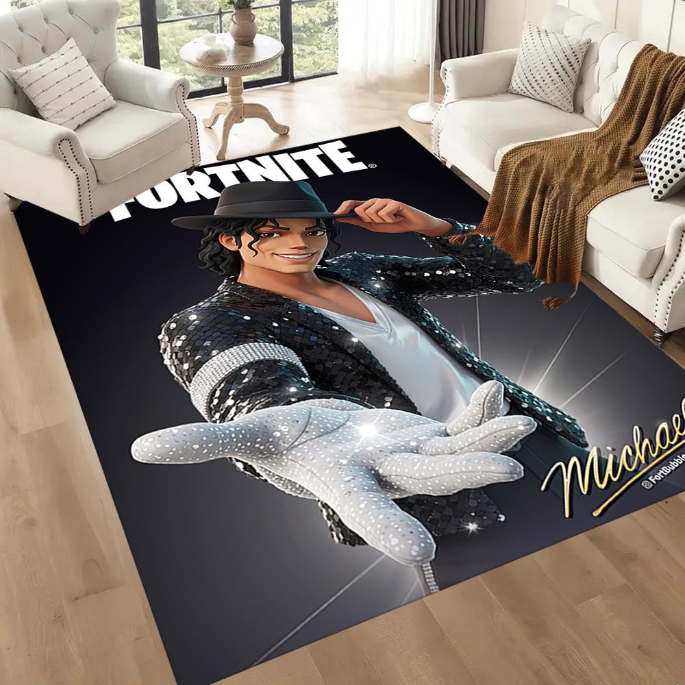 Michael Jackson 36 Floor Rug Office Rug Design for Study room Playrooms Living Rooms Game Room Anti-slip Rug Office home decor