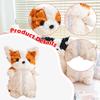 Corgi Dog Shape Pencil Case Cosmetic Bag Stationery Organizer Cartoon Storage Stuffed Animal for