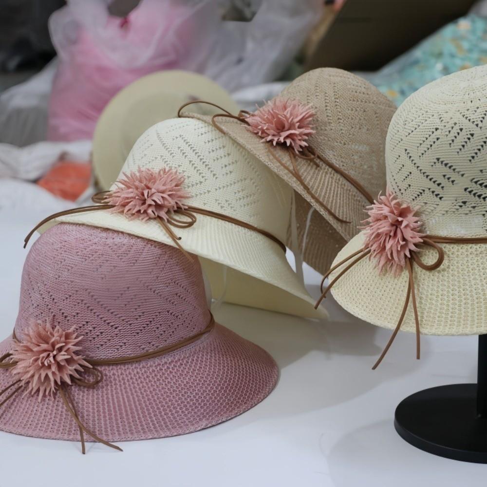 Big Flower Sun Caps Sunscreen Sun Cap New Beach Hats  Outdoor