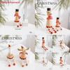 Santa Claus Reindeer Snowman Wooden Tabletop Ornament For Festive Home Decor