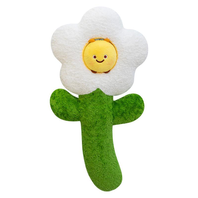 Cute Bee Flowers Plush Toys for Girls Office Pillows On Car Bouquet Pillows for Chinese Valentine's Day Gifts Sleeping Pillows