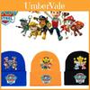 Paw Patrol Knitted Acrylic Hat Thermal Insulated Roll Brim For Winter Outdoor Unisex Adults