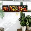 1pc French "PLACE DE L'APEO" Metal Sign - 3.94 X 15.74inch Alumium Decorative Sign | Rustic Wall Decor with Vibrant Roostertail Design | Durable