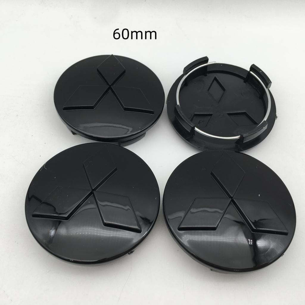 4pcs 3D 60mm 81mm for Mitsubishi Car Wheel hub emblem Center Cap Badge covers sticker Decals styling auto Accessories