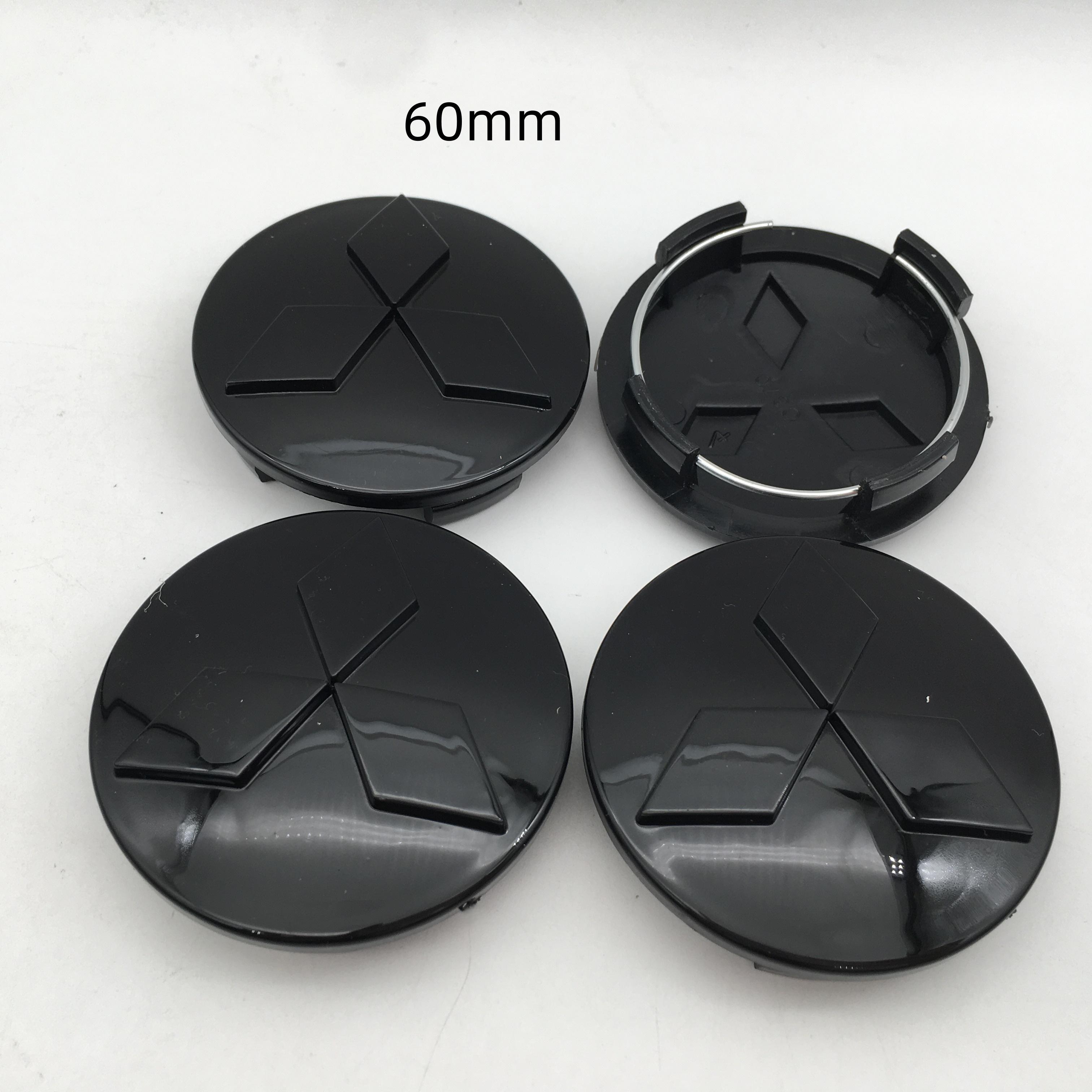 

4pcs 3D 60mm 81mm for Mitsubishi Car Wheel hub emblem Center Cap Badge covers sticker Decals styling auto Accessories