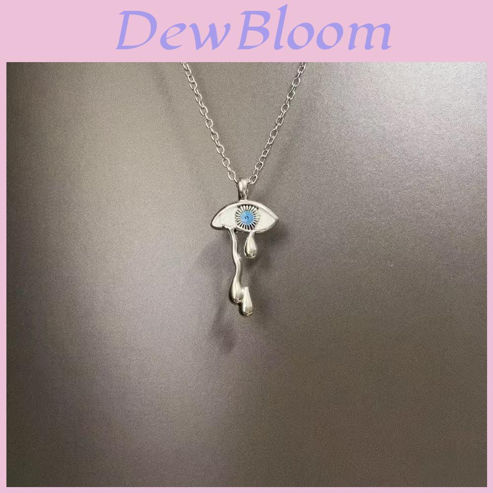 Gothic Demon Eye Pendant Necklace With Alloy Drop Oil Diy Jewelry For Men Women