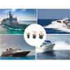 Heavy Duty Vessels Boat Deck Drain Cover 3/4 Inch Brass Rubber Plug Leak Proof Suitable For Ships Secure Water Sealing