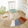 2PCS Winter Plush Meal Chair Cushion Chair Cushion Thickened Solid Color Chair Cushion Office Seat Cushion