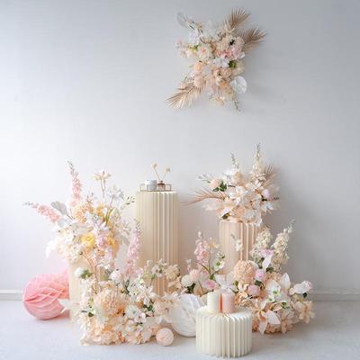 Champagne Floral Ball Set - Artificial Flowers for Weddings, Events, and Decorations
