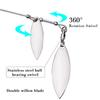 Bearded Lure Bait 10g 14g Lead Block Tassel Sequin Anti Hanging Bottom Lure Bait Bionic Bait
