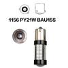 2stk Bil 108SMD LED Bremse Ryggelys Blinklys T20 1156 1157 P21W Bil Baklys Motorsykkel Pære 12V
