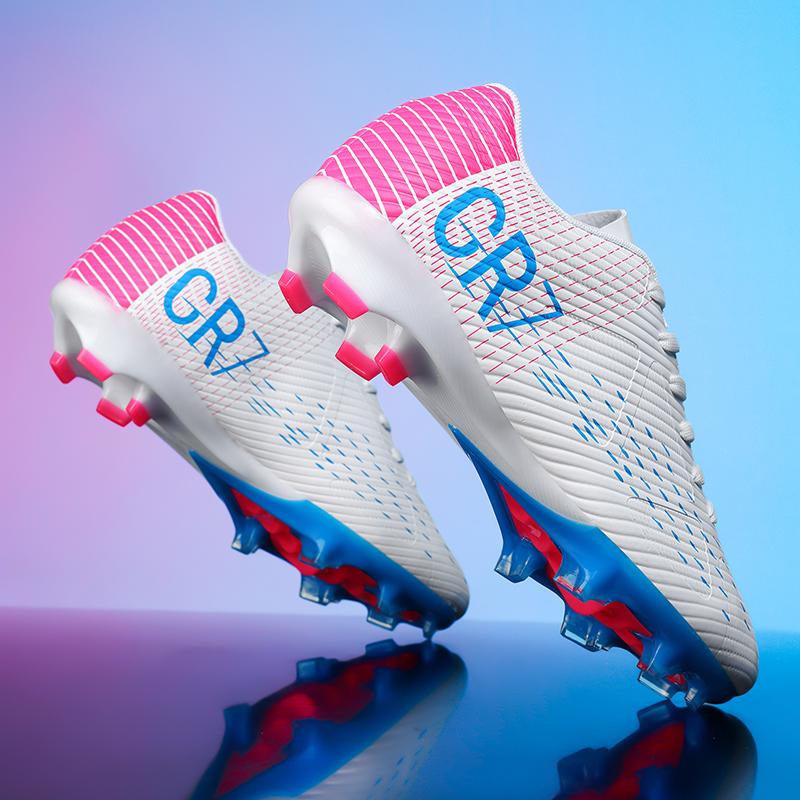 New Men Professional Football Boots Soccer Shoes Ultralight Breathable Unisex Match Training Grass Cleats Indoor Futsal Non-Slip