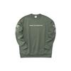 Li Ning Sports Fashion Series Letter Print Pullover Crewneck Sweatshirt Men Sweatshirt Green AWDP305-3