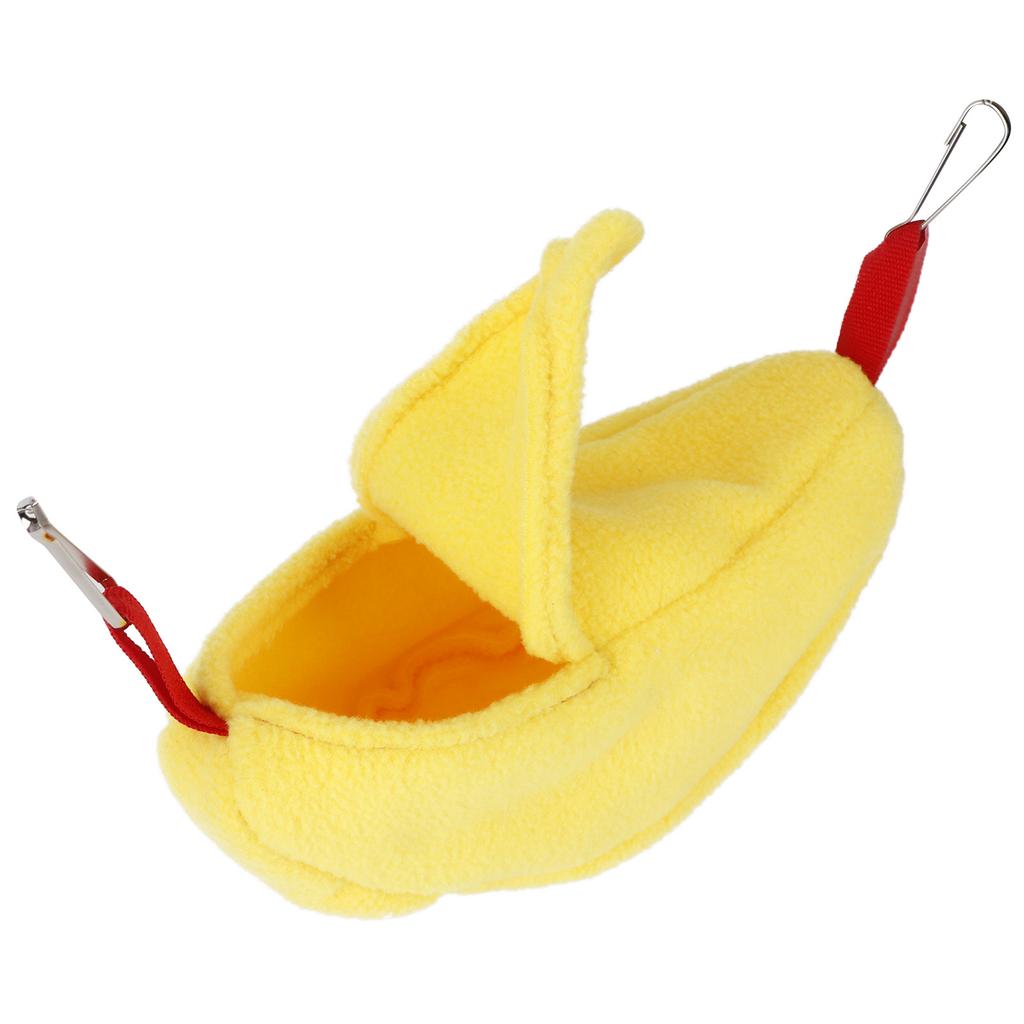 3 Sets Hamster Hammock Nests Banana Shape Hanging Winter Warm House Small Animal Supplies