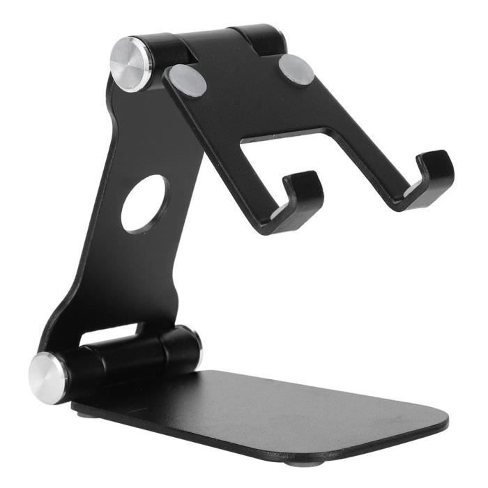 Tablet-Telefonhalter - LIG - Faltbar - Aluminiumlegierung - Schwarz - Langlebig