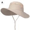 Summer Breathable Mesh Sun Protection Visor Anti UV Bucket Outdoor Fisherman Wide Unisex Neck Cap Men Hat With Hat Cover Br K7Q3